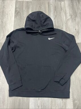 Nike men’s pullover hoodie/ black/ size Large